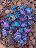 Blue Angel Aura Quartz "Connect To My Angels" Crystal Heart From Brazil Moonlight Reiki Blessed by Queen