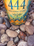 444 Grounding Energy Crystal Candle Reiki Blessed by Queen