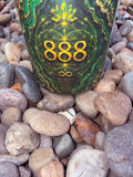 888 Abundance Crystal Candle Reiki Blessed by Queen