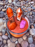 Obsession Infinity Crystal Candle Reiki Blessed by Queen