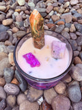 555 Angel # Crystal Candle Reiki Blessed by Queen