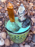 888 Balance Crystal Candle Reiki Blessed by Queen
