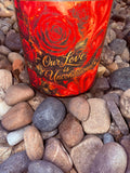 Our Love is Unconditional #2 Crystal Candle Reiki Blessed by Queen
