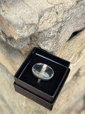 Clear Quartz Crystal 925 Sterling Silver Adjustable Ring Size 9-12 From Brazil - Only 1 Available