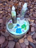 Abundance Frequency Crystal Candle Reiki Blessed by Queen