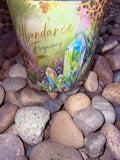 Abundance Frequency Crystal Candle Reiki Blessed by Queen