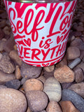 Self Love is Everything Crystal Candle Reiki Blessed by Queen