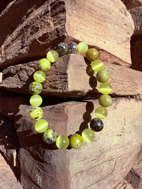 Balance of Fortune & Growth  Crystal Bracelet Reiki Blessed by Queen