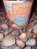 You Are Loved You Are Seen Crystal Candle Reiki Blessed by Queen