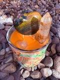 Ground My Energy Crystal Candle Reiki Blessed by Queen