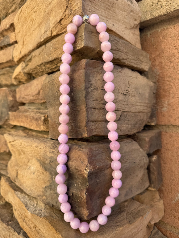 Kunzite Crystal Necklace From Madagascar