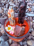Obsession Fall Edition Crystal Candle Reiki Blessed by Queen