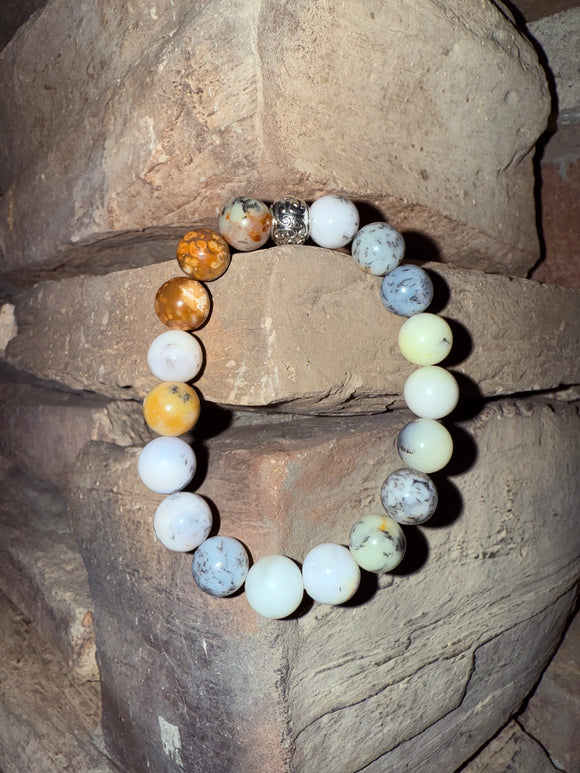 Mexican Opal Crystal Bracelet