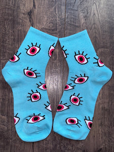 Blue Evil Eye 🧿 Socks