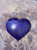 Lapis Lazuli with Pyrite Heart Crystal From Afghanistan #2 Reiki Blessed by Queen
