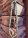Tree Agate Crystal Necklace From Brazil (Jumbo Beads) Reiki Blessed by Queen