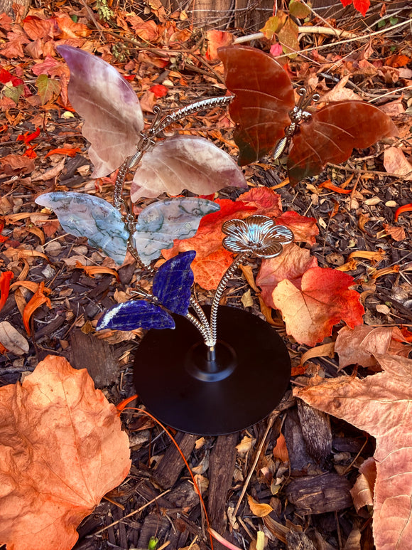 Crystal Butterfly Set #7 From Brazil Reiki Blessed by Queen