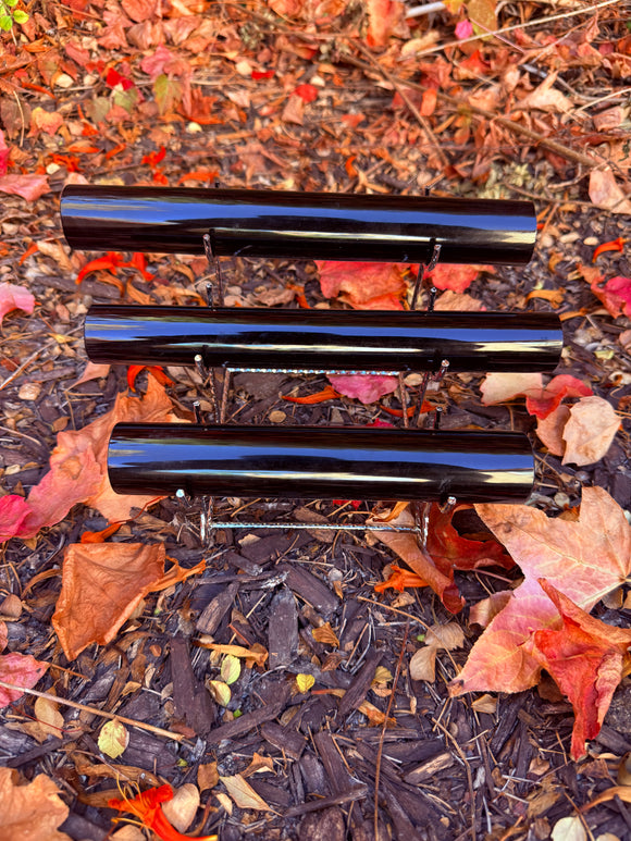 Black Obsidian Bracelet Stand (Triple) From New Zealand Reiki Blessed by Queen