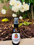 Stress Relief Oil Mist infused with Amethyst crystals, Therapeutic Essential Oils & Reiki blessed by Queen