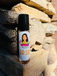 10:10 Roll-On Potion infused with Carnelian Crystals, Therapeutic Essential Oils & Reiki blessed by Queen