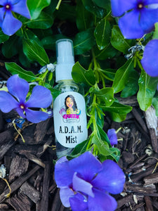 A.D.A.M. Mist infused Amethyst Crystals, Therapeutic Essential Oils, Full Moon Water & Reiki blessed by Queen - Pick Your Size