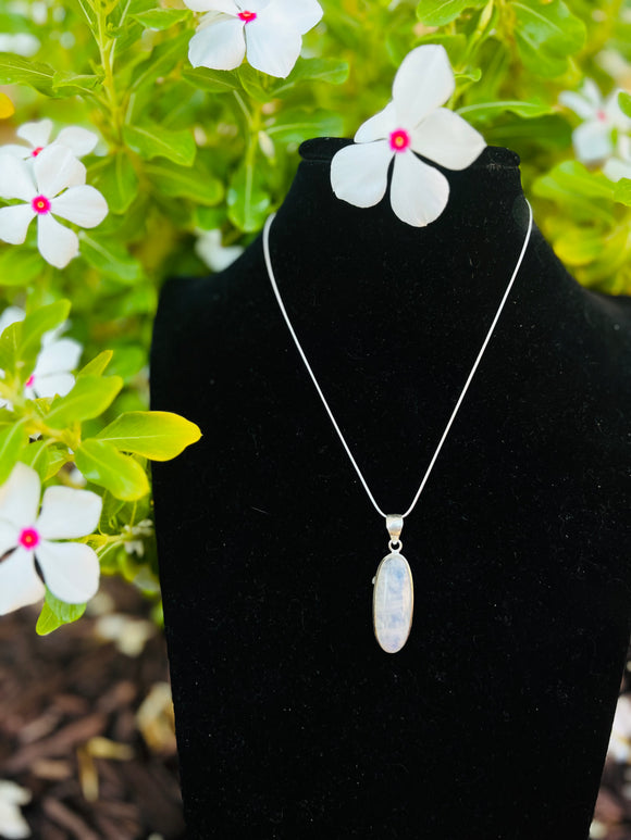 Moonstone Crystal Necklace - Only 1 Available