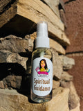 Spiritual Guidance Mist Crystals infused with Amethyst, Therapeutic Essential Oils, Full Moon Water & Reiki blessed by Queen - Pick Your Size