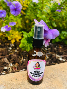 High Frequency Portal Oil Mist infused with Therapeutic Essential Oils & Reiki Blessed By Queen