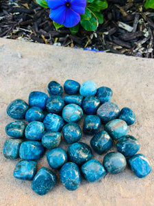 Blue Apatite Crystal