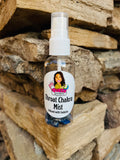 Throat Chakra Mist infused with Sodalite Crystals, Therapeutic Essential Oils, Moon Water & Reiki blessed by Queen - Pick Your Size