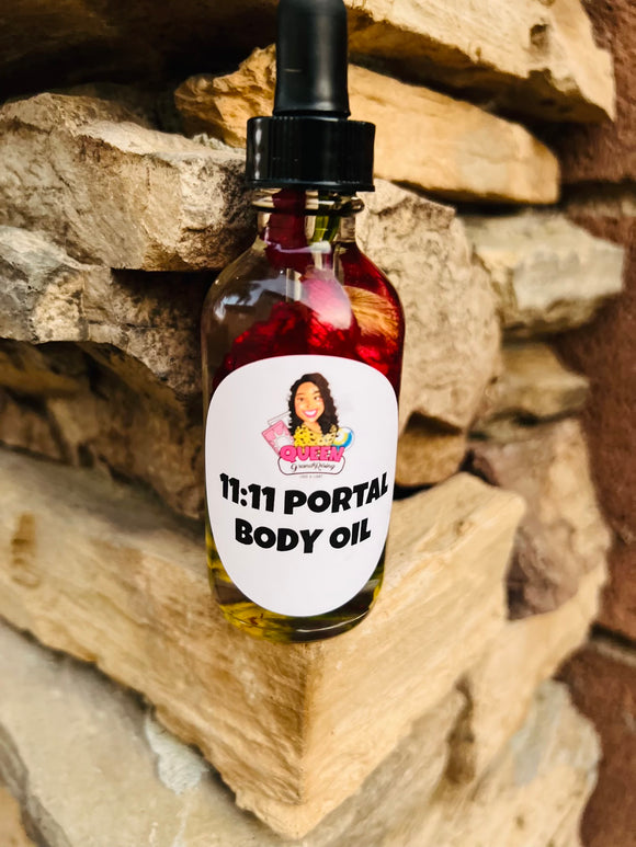 11:11 Portal Body Oil with Therapeutic Essential Oils & Reiki blessed by Queen