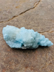 Blue Aragonite Druzy Specimen From Greece