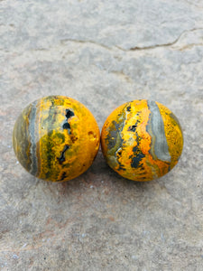 Bumblebee Jasper Crystal Sphere From Indonesia #1 - Only 1 Available