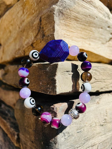 Queen's Evil Eye Crystal Bracelet - Only 2 Available