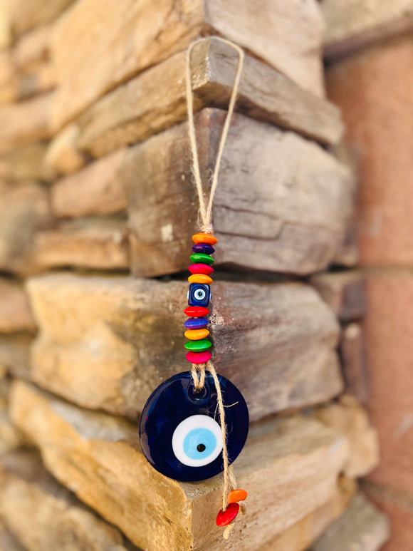 Evil Eye From Greece (Colorful Beads) - Only 2 Available