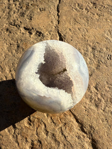 Blue Lace Agate Sphere Crystal #1 From South Africa  - Only 1 Available