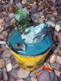 Money flows to me easily Crystal Candle Reiki Blessed by Queen