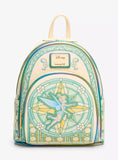Loungefly Disney Peter Pan Tinker Bell Iridescent Stained Glass Exclusive Mini Backpack