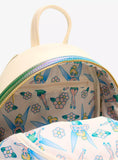 Loungefly Disney Peter Pan Tinker Bell Iridescent Stained Glass Exclusive Mini Backpack