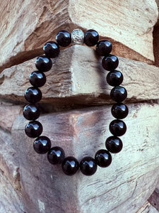 Rainbow Obsidian Crystal Bracelet Charged Under the 4/4 Portal