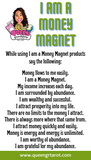 I am a Money Magnet Mist - On The Go! Mist infused with Green Aventurine, Therapeutic Essential Oils, Moon Water & Reiki Blessed by Queen