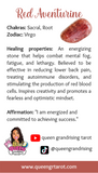 Red Aventurine "Fatigue, Body Pain, Root & Sacral Chakras" Bracelet From Brazil Reiki Blessed by Queen