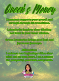 Queen's Money Crystal Keychain & Scrub Bundle Moonlight Reiki Blessed by Queen