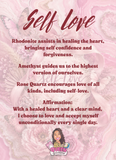 Self Love Crystal Keychain & Scrub Bundle Moonlight Reiki Blessed by Queen