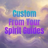 Custom From Your Spirit Guides Collection infused with Angelite Crystals, Therapeutic Essential Oils, Moon Water & Reiki Blessed By Queen