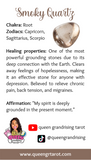 Herbal Energy Cleanse with a Smoky Quartz Crystal