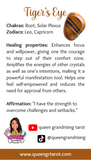 I Feel Peaceful, Grounded & Secure Crystal Candle Reiki Blessed by Queen