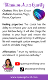 Blue Angel Aura Quartz "Connect To My Angels" Crystal Heart From Brazil Moonlight Reiki Blessed by Queen