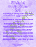 Weight Reduction 2.0 Collection infused Therapeutic Essential Oils, Moon Water & Reiki Blessed