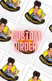 Custom Mist EXTREME Size - Queen Pulls Your Energy and Makes Your Mist with Crystals, Therapeutic Essential Oils & Moon Water